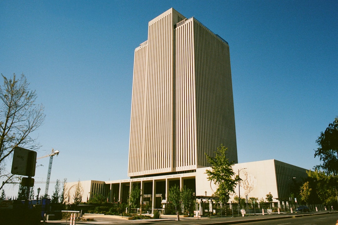 modern courthouse exterior