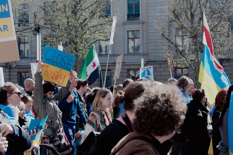 Berlin sokaklarında Kürt protestosu