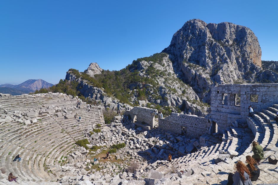 Termessos Milli Parkı önünde eylem