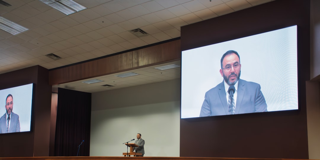 Energy minister Fatih Bayraktar speaking at conference
