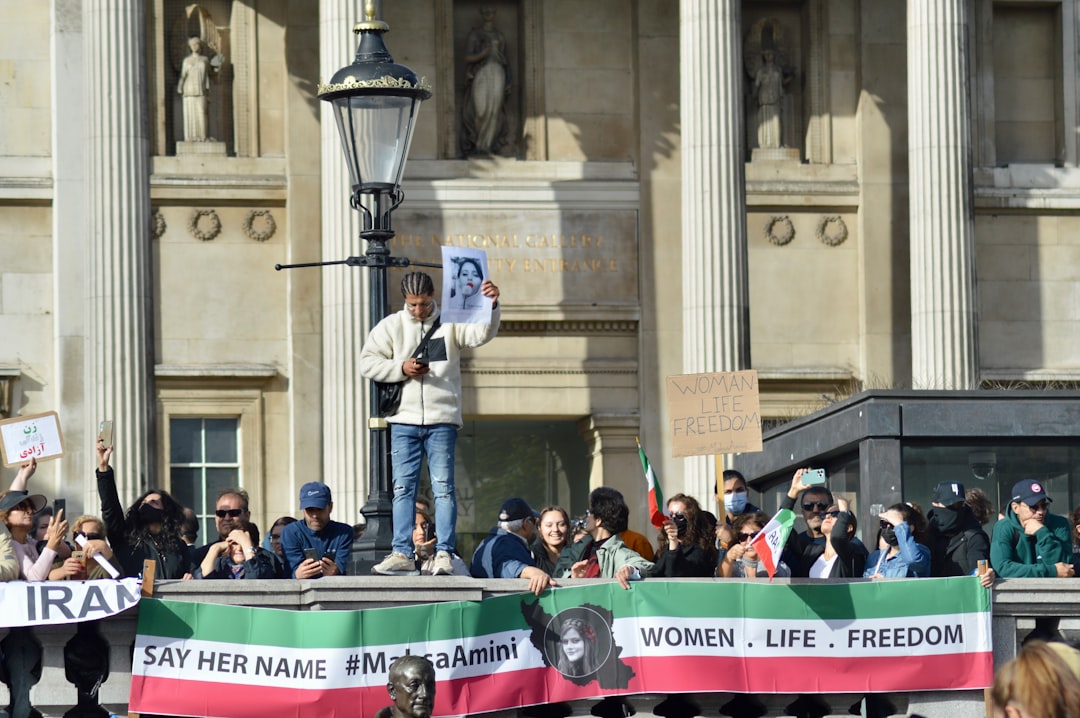 Donald Trump making a speech on Iran conflict