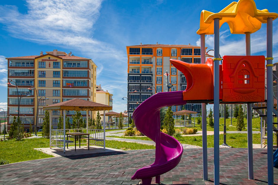 Bornova çocuklar için yeşil alan düzenlemesi