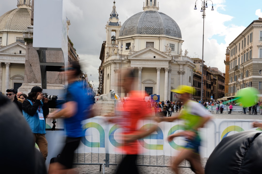 Roma Maratonu koşucular kalabalığı
