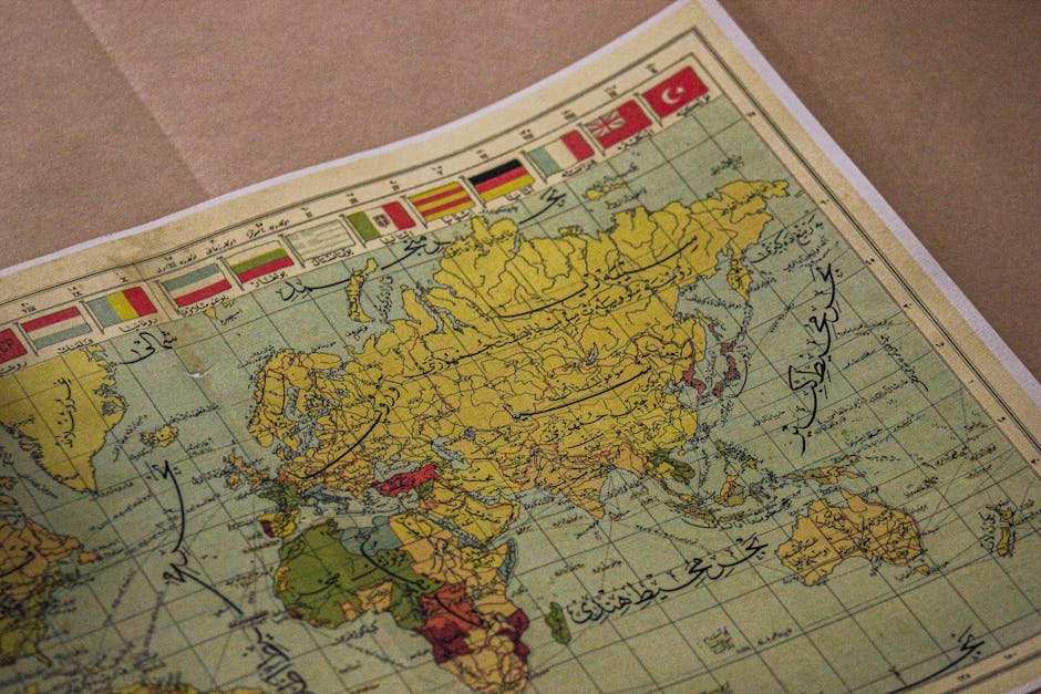 Middle East geopolitics map