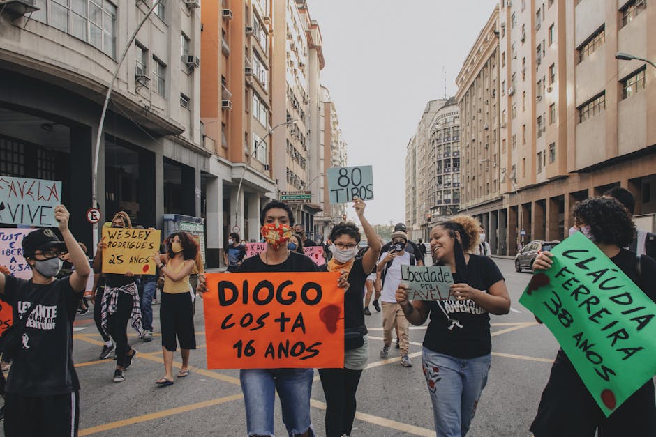 Child rights protest